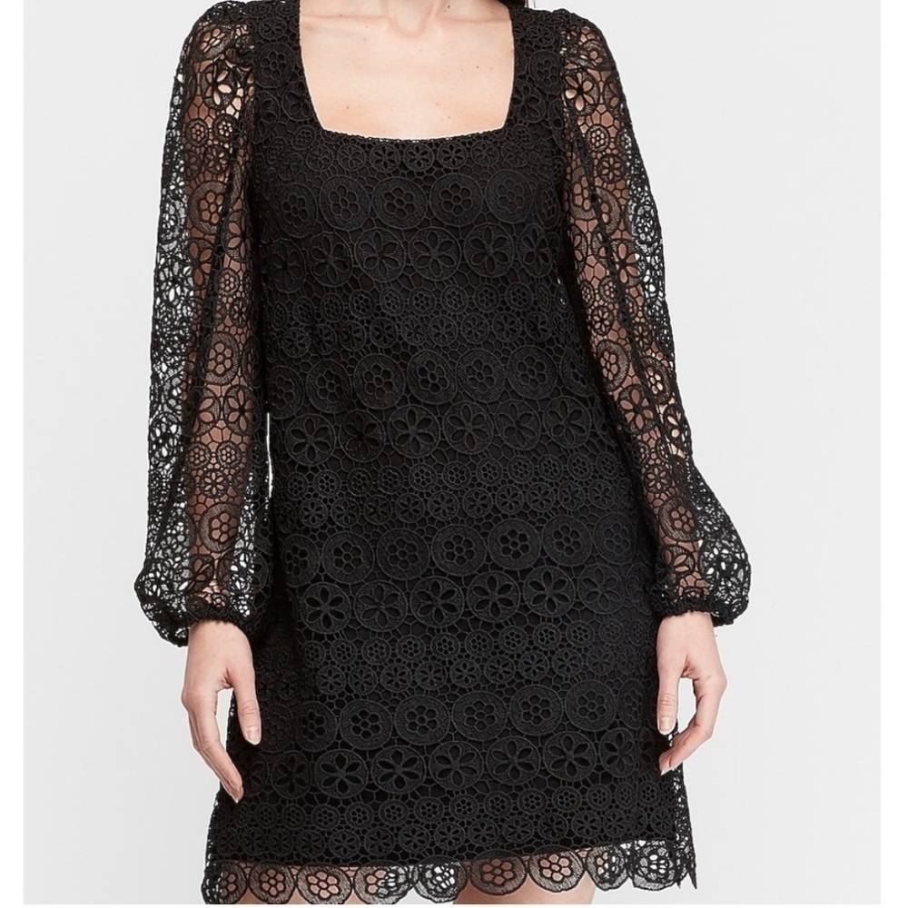 Express Lace Crochet Dress NWT